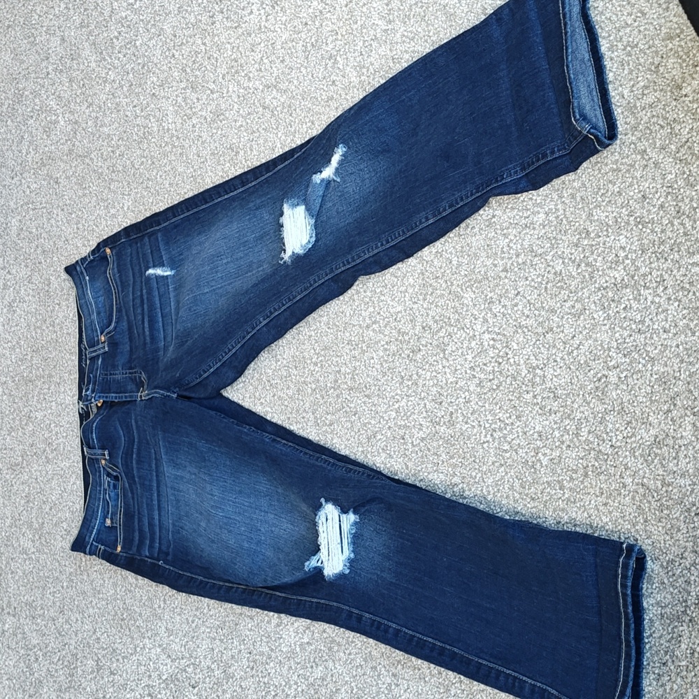 7 For All Mankind Josephina Skinny Boyfriend Sz 27